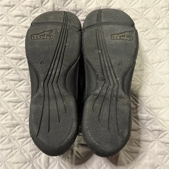 Dansko Black Leather Mules Size 41 / US 10 - Picture 6 of 6